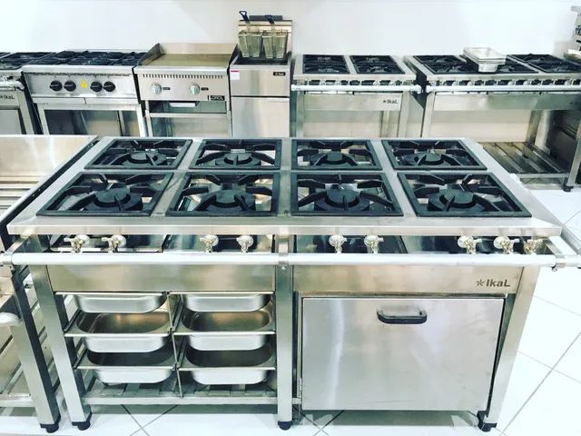 Fogão industrial inox 