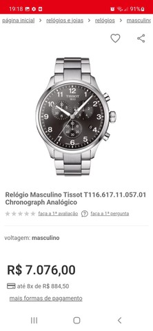 Relógio Tissot 1853
