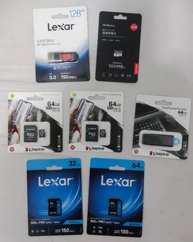 Vendo estoque de loja - cabos, carregadores, cartão de memória, pen drive, etc + Embalagem - Foto 2