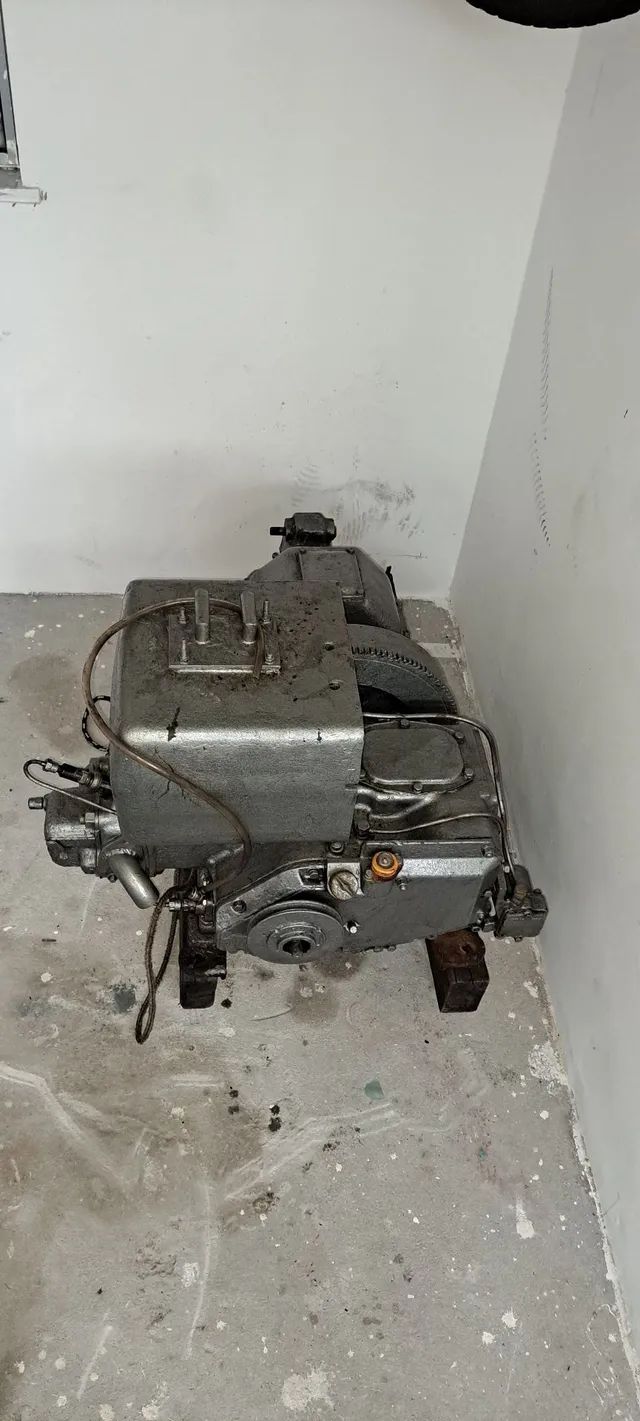 Motor estacionário YANMAR NS B18 de centro para barco com reversor o pecas diversas 