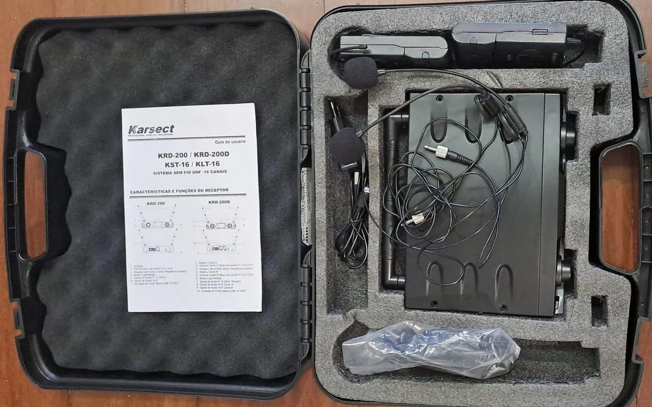 3 Kit Microfone Sem Fio Dylan UDI 01/ karsect- Novos na Caixa - Foto 5