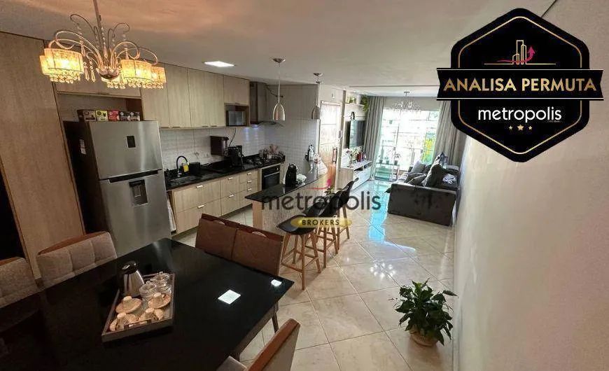 Apartamento à venda, 77 m² por R$ 465.000,00 - Parque das Nações - Santo André/SP