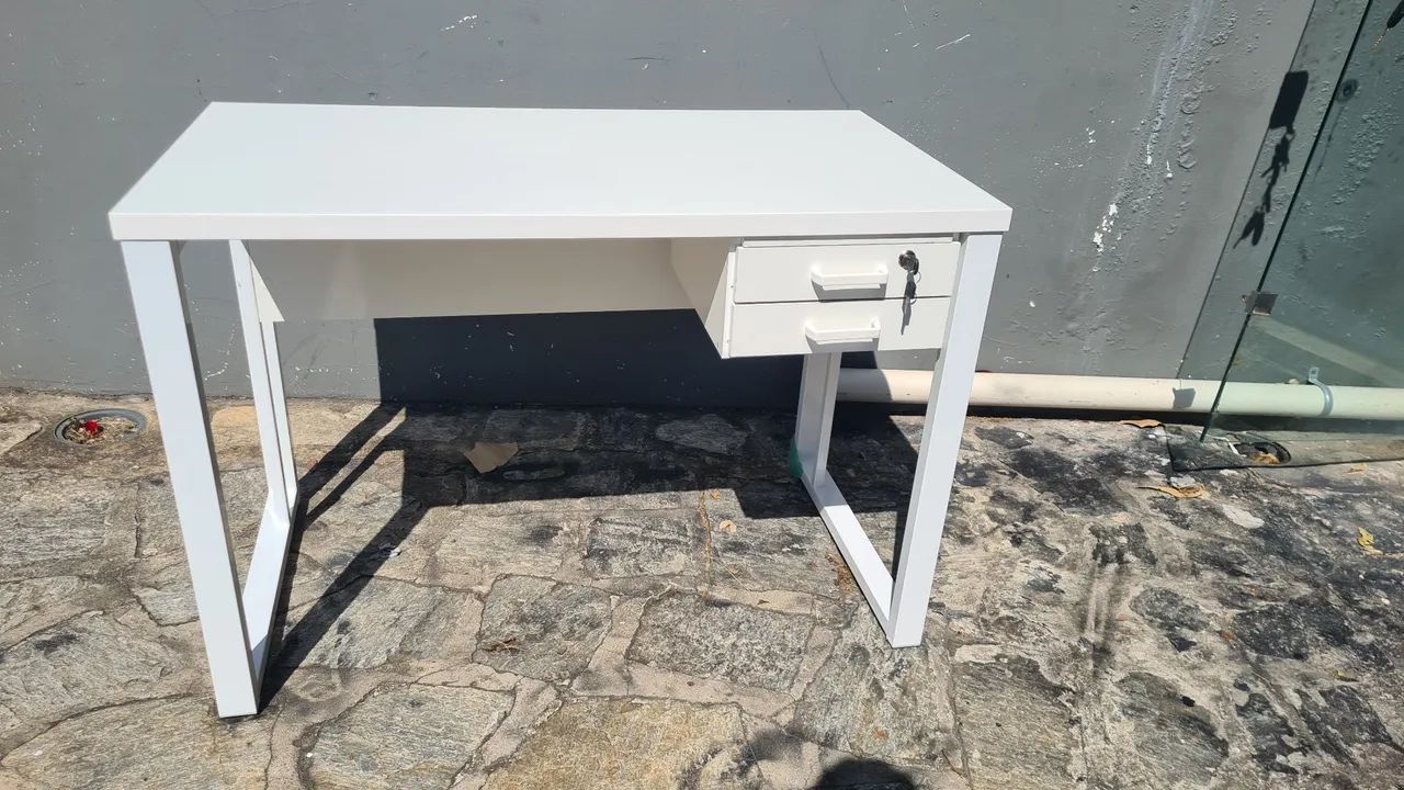 Mesa para escritório com 02 gavetas  - Foto 5