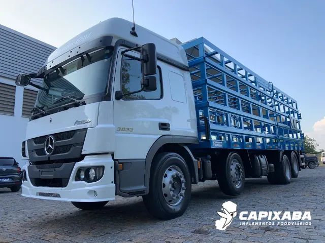 Carroceria bitruck gaiola transporte de gás 704 botijão P13 - Foto 2