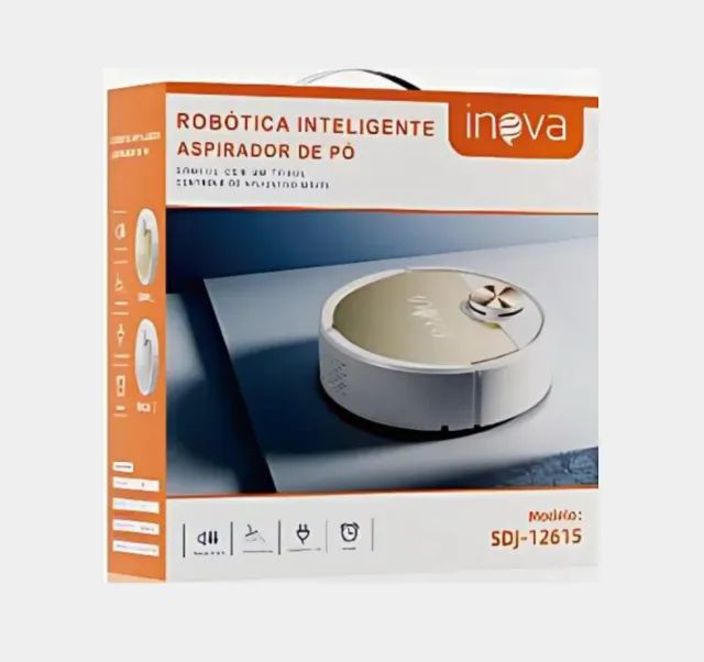  ROBO INTELIGENTE ASPIRADOR INOVA SDJ-12615 CINZA - Foto 3