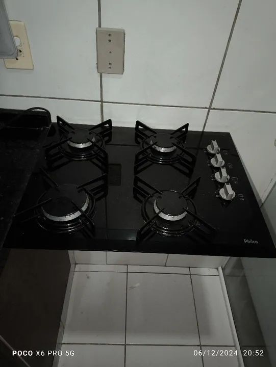 fogão cooktop Philco  Pouco usado excelente, R$350,00