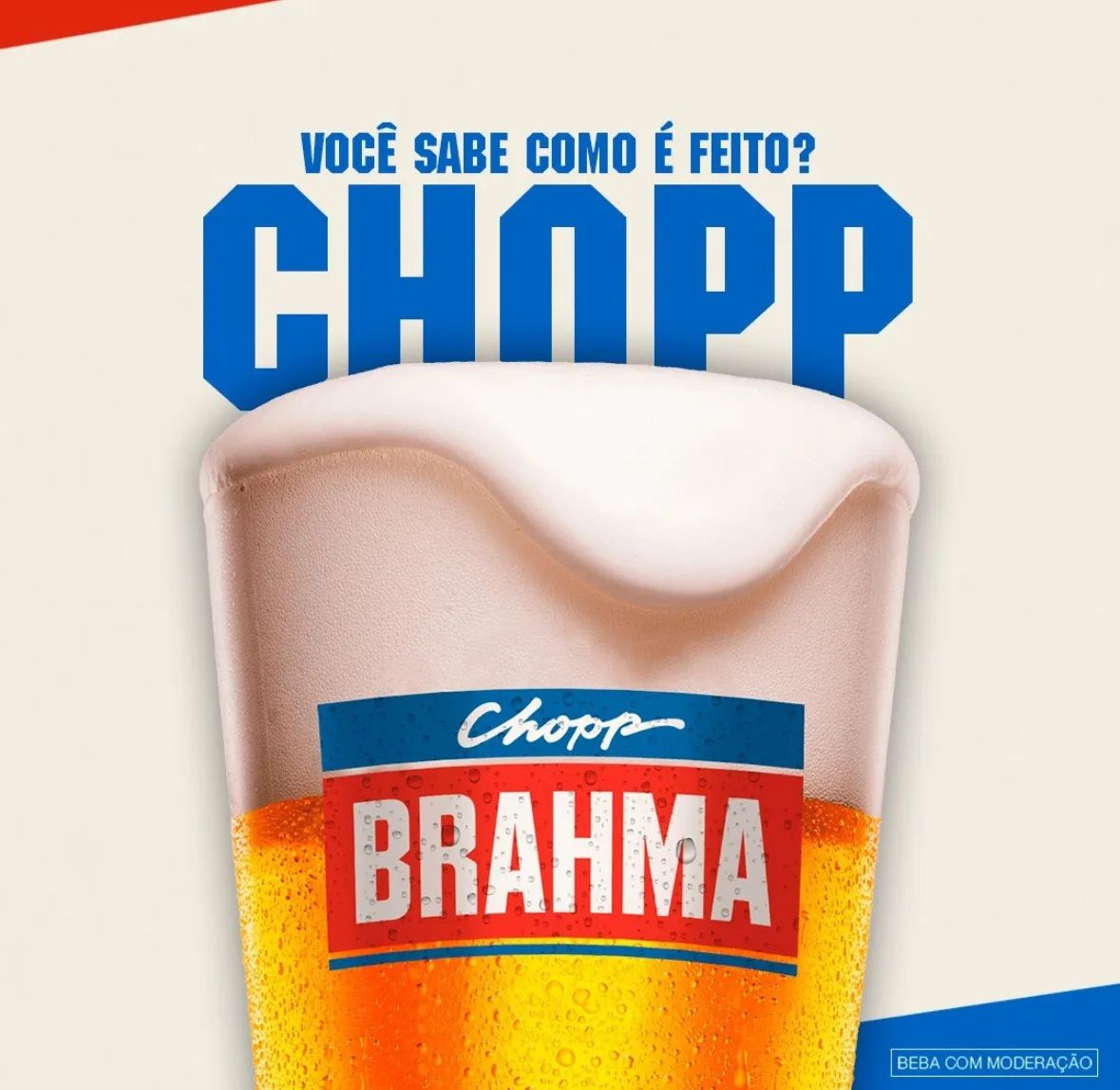 CONFRATERNIZE COM BRAHMA CHOPP