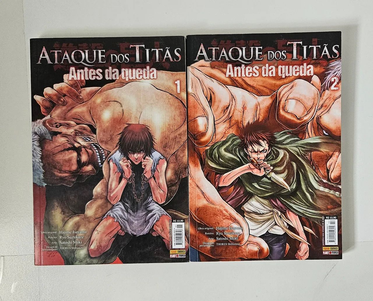 Ataque dos Titãs - Antes da Queda Vol. 1 e 2