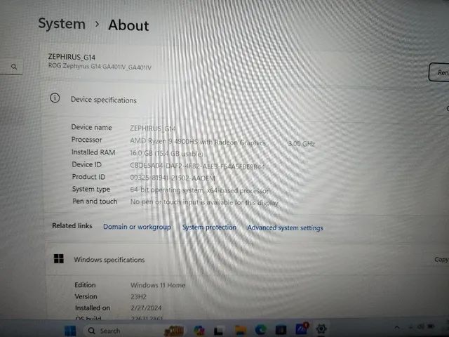 Notebook Gamer Asus Zephyrus G14 NAO ACEITO TROCAS - Foto 6