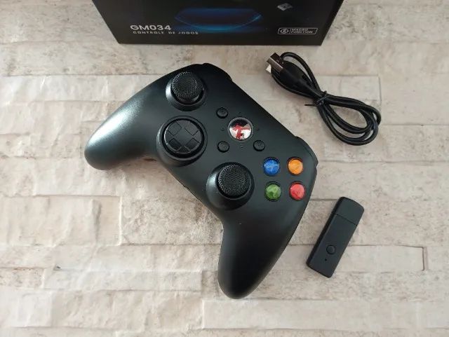 Controle Sem Fio Para Xbox 360 e Computador Recarregável - Foto 4