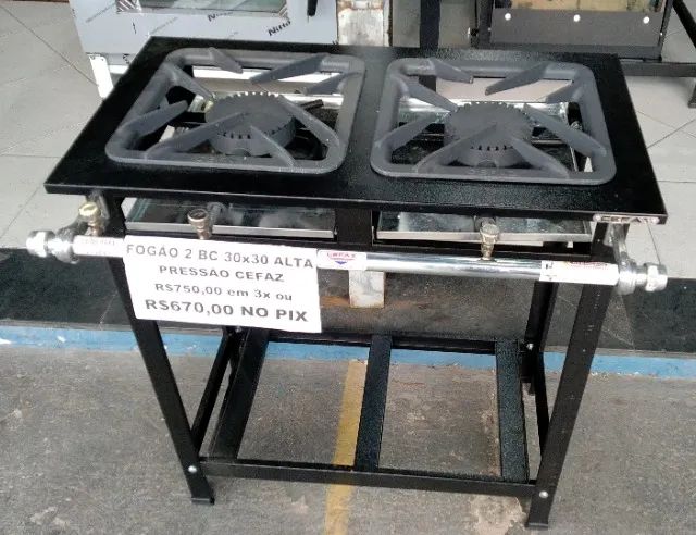 Fogão Industrial 2 Bocas Linha Gourmet  - Cefaz