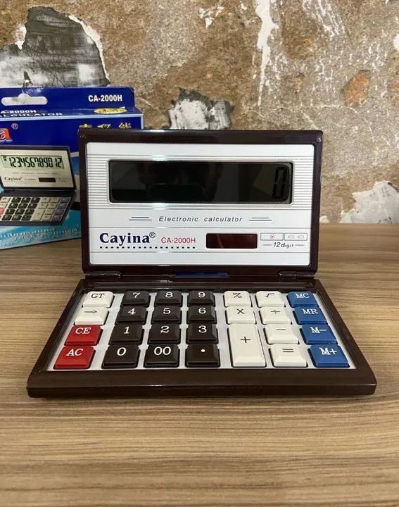 ANTIGA CALCULADORA CAYINA CA 2000H | ANTIGUIDADE  - Foto 5