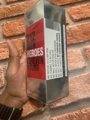 Perfume 212 Men Heroes Lacrado 90ml - Foto 3