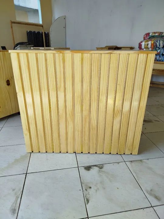BALCÃO PARA ATENDIMENTO RIPADO 1.10 CM COM GAVETA