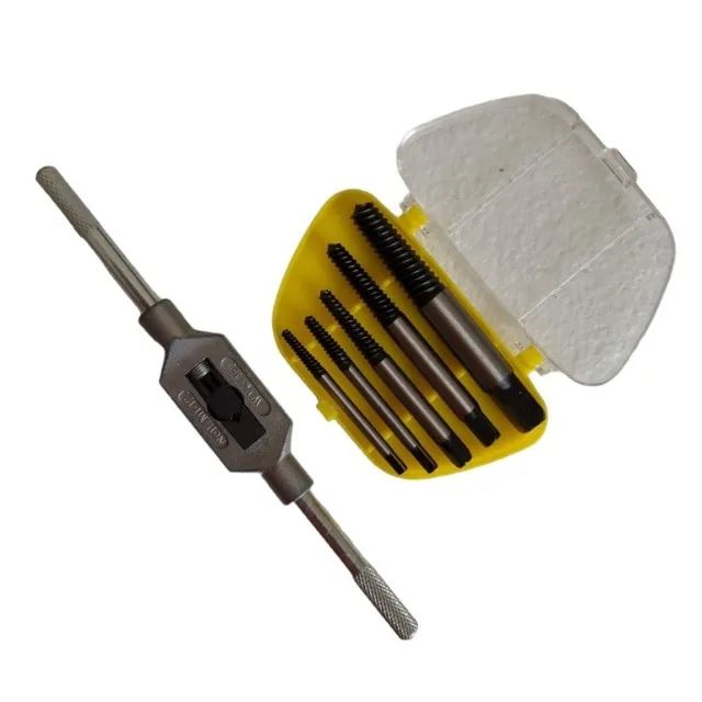 jogo kit sacador extrator parafuso quebrado c/vira macho 6pc  id-2597h