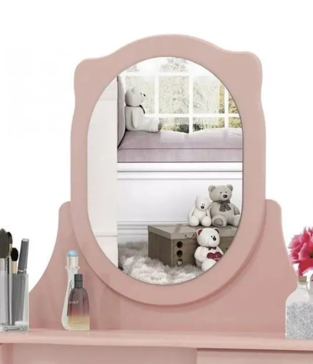 Penteadeira Princesa Rosa - Nova na caixa de fábrica  - Foto 5