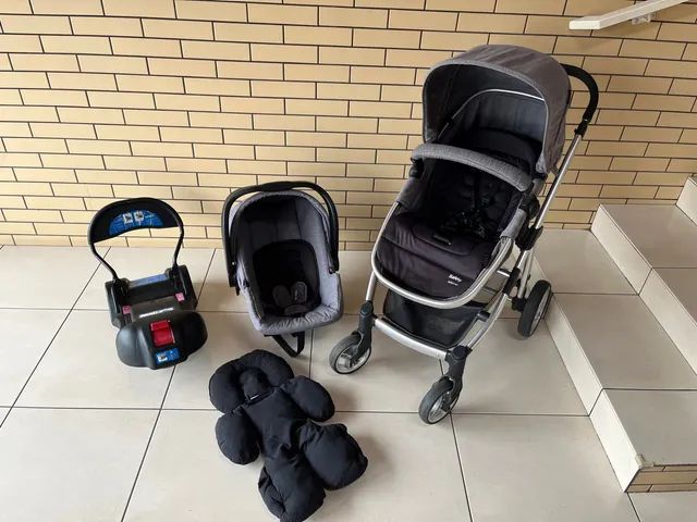 Carrinho de Bebê Travel System Infanti Epic Lite Trio Grey Classic + Base Isofix  - Foto 2