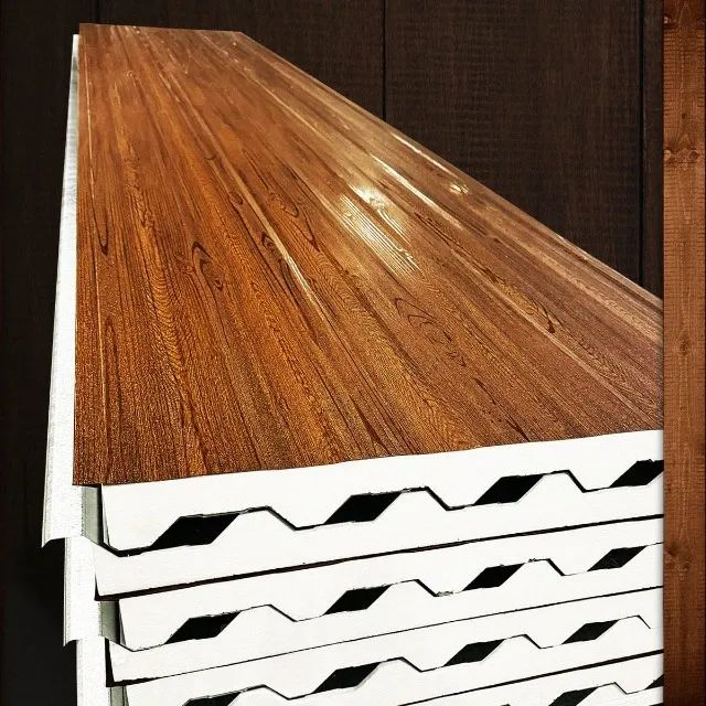 Telhas Térmicas Modelos Aço Reto Amadeirados - Ideal Telhas