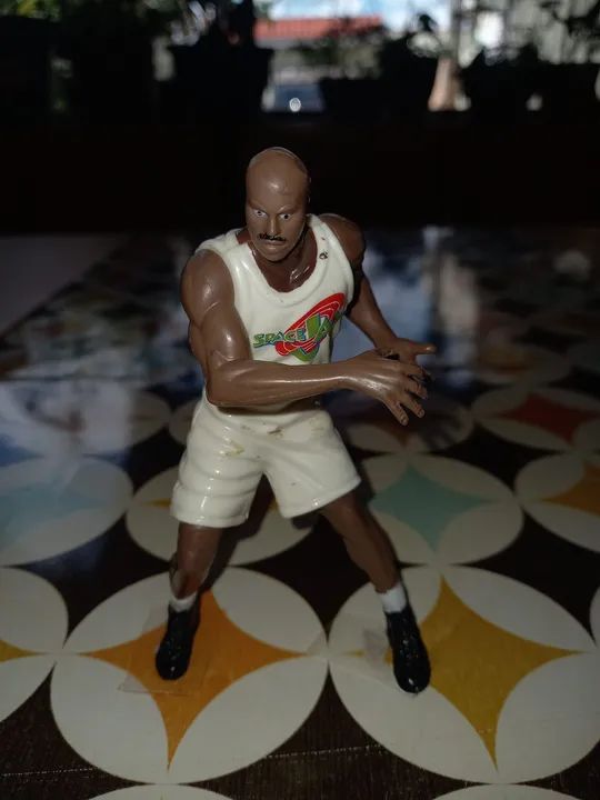 Boneco Charles Barkley Space jam 1 1996 uniforme branco 