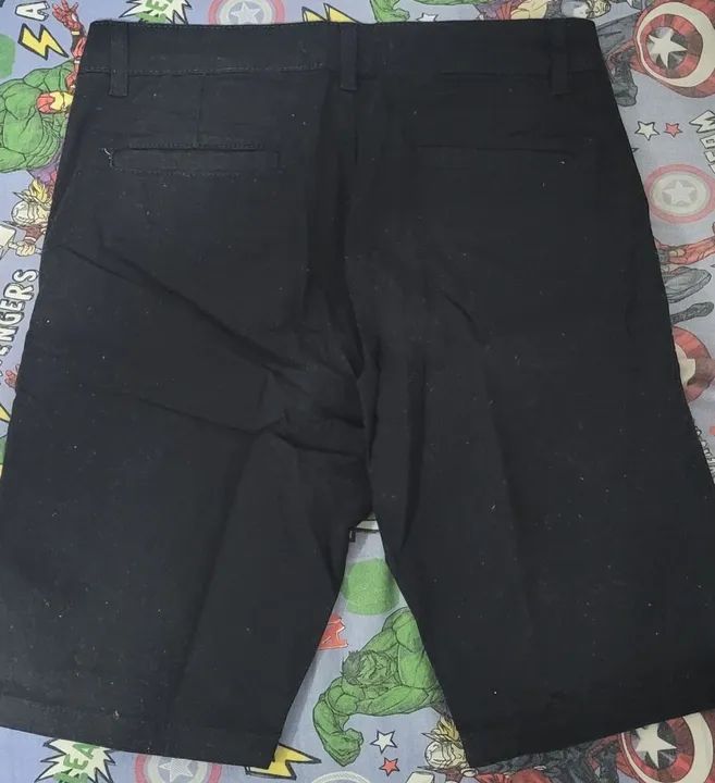 Short Masculino - Preto algodão (Novo). - Foto 3