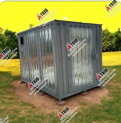 Container 2mt galvanizado ou cor a escolha