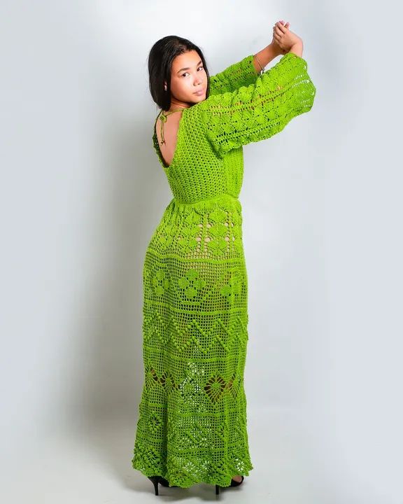 Vestido Crochê  - Foto 4