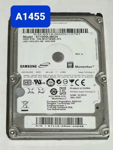 Placa Logica Hd 1 Tb St1000lm024 - Cod: A1339