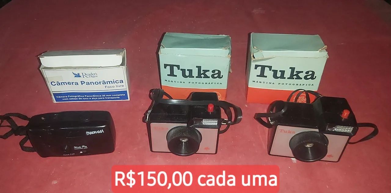 3 Câmeras Antigas - Tuka e Panorâmica