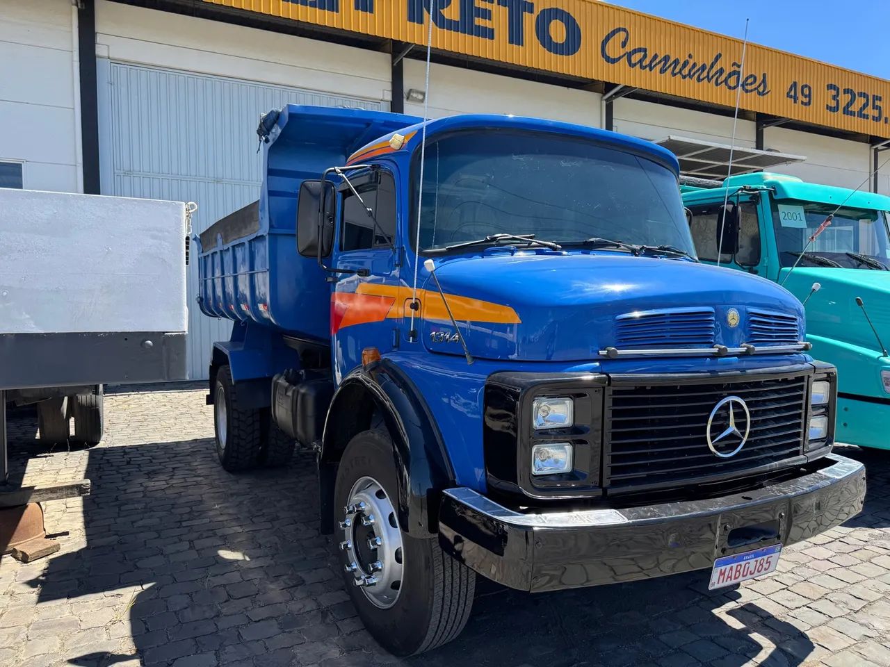 Caminhão mb1314 reduzido freio ar dir hid