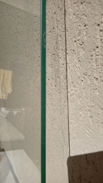 Vidro para porta ou fechamento, pequeno lascado em uma quina, cerca de 2 cm - Foto 3