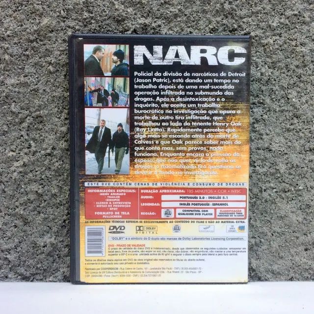 Narc - Dvd Original Do Filme C/ Extras - Novíssimo. Sem arranhões! - Foto 3
