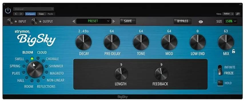 Plugin Strymon BigSky - Efeitos de Reverb - Foto 2