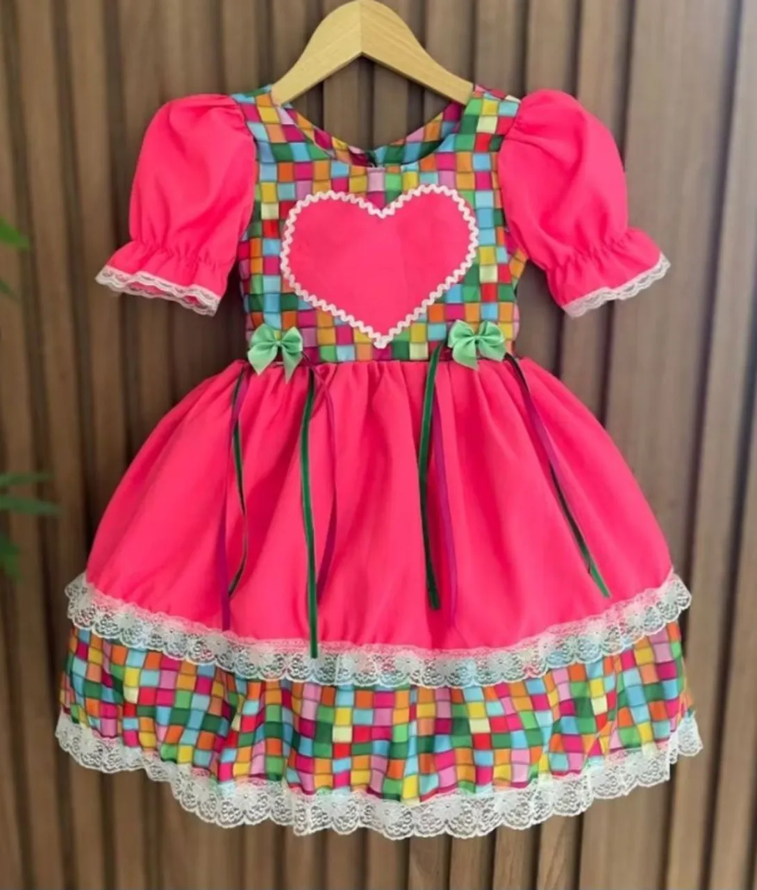 Vestido Festa Junina Infantil