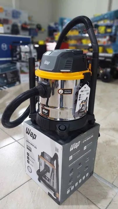 Aspirador de pó e água 3e 1 20L Inox 1900w - Wap(Loja) - Foto 4