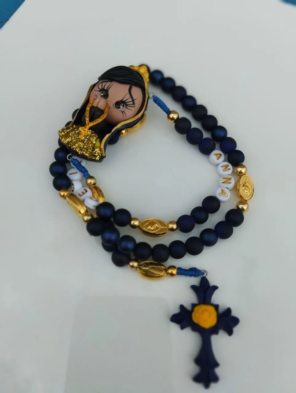 Terço Personalizado para Bebê Theo - Foto 3