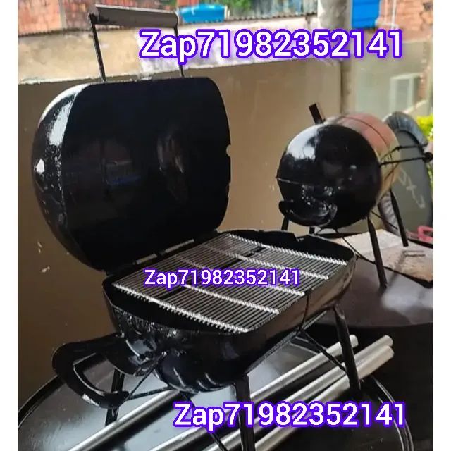 churrasqueira Espetinho Chapa Galvonizada  - Foto 4