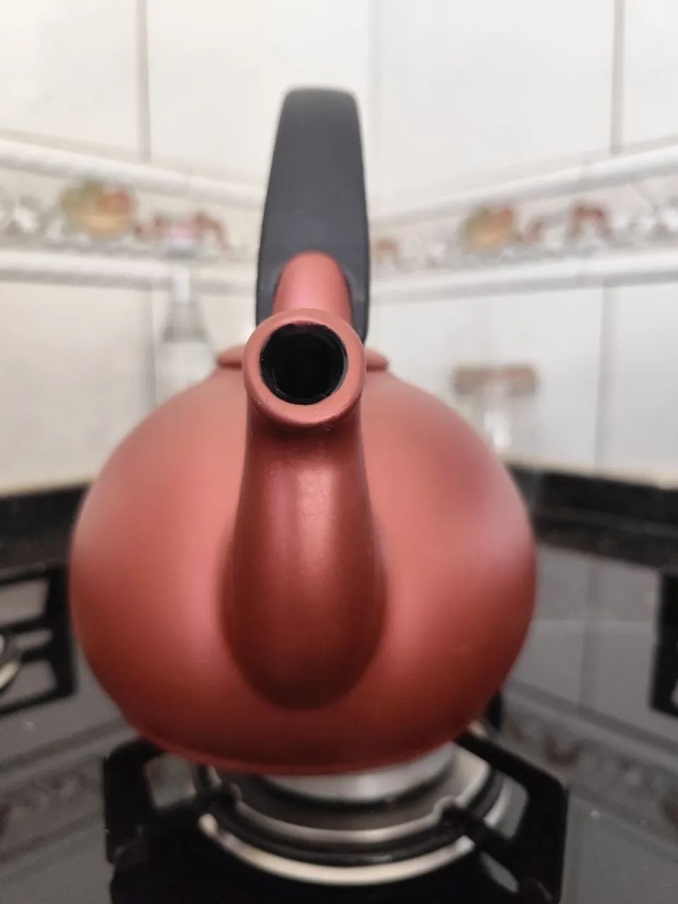 Chaleira de cerâmica ceraflame - rose gold 1.7 litros 100% cerâmica linda! - Foto 5