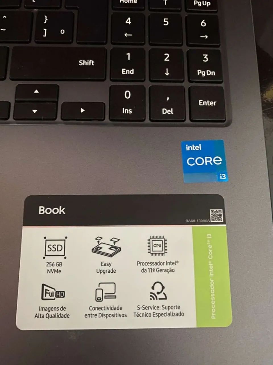 Galaxy Book Samsung i3 11° 4GB SSD M2 256GB - Foto 2