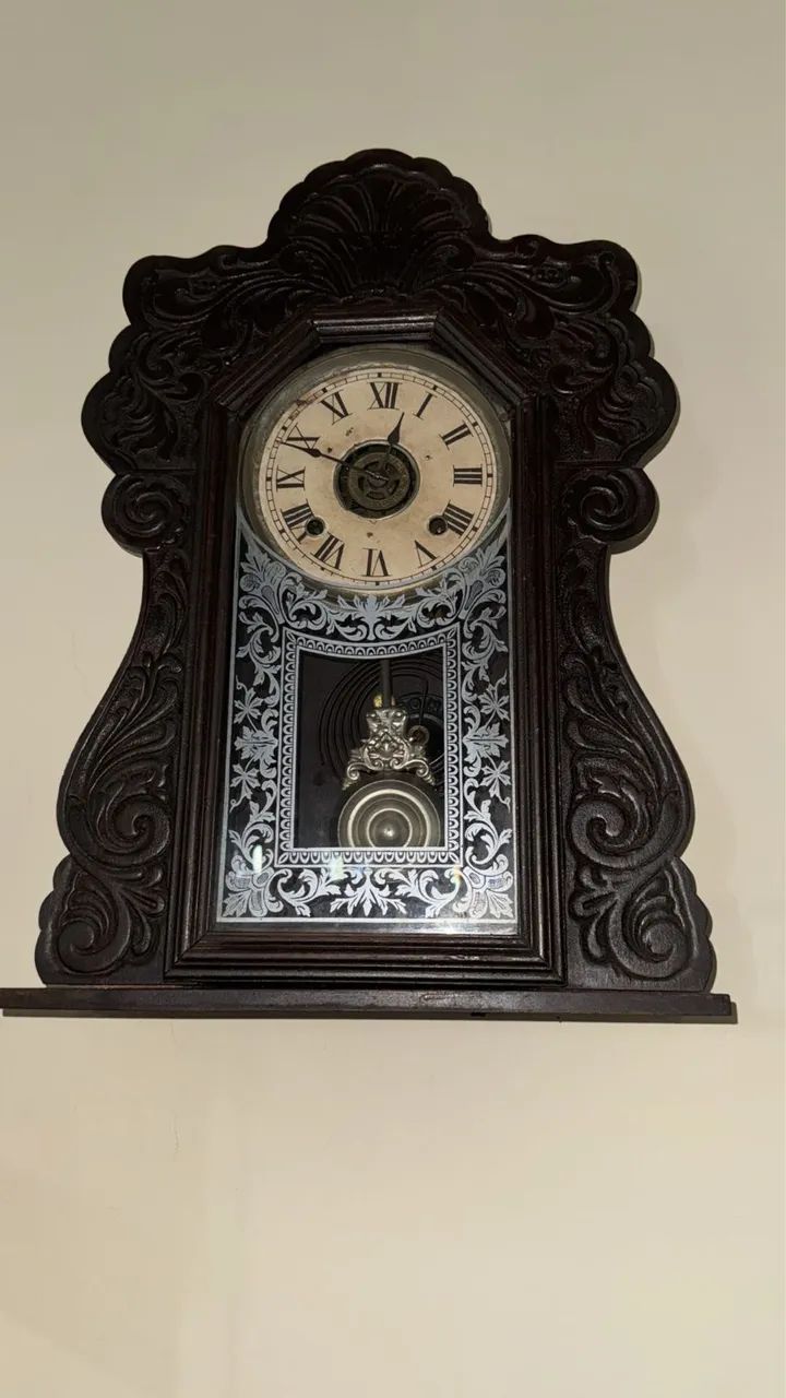 Relógio de Parede Antigo Ansônia - Foto 3