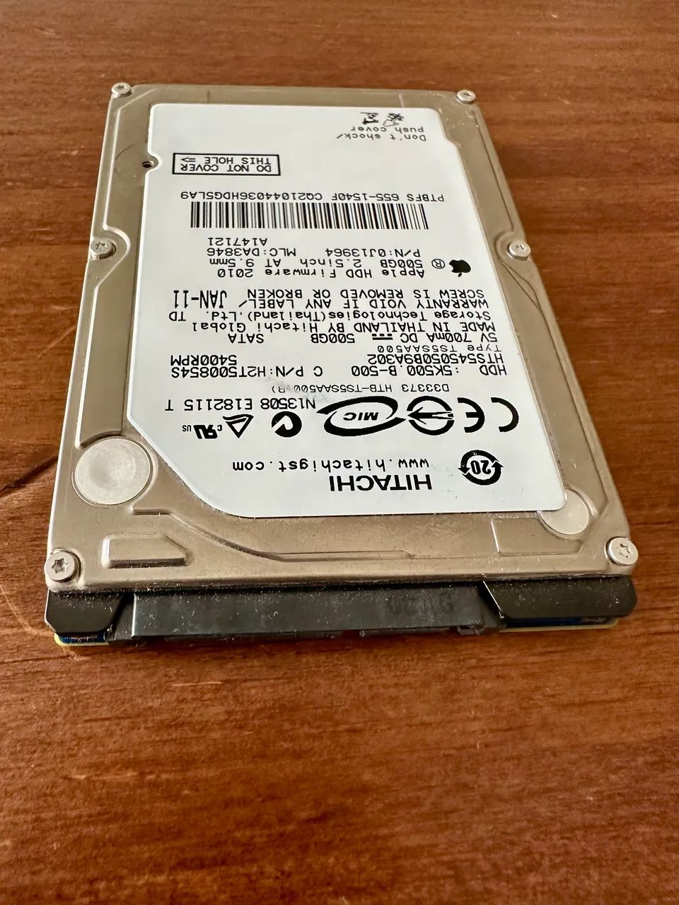 HD 2.5 Pol. Apple, Hitachi 500GB - SATA - 5400RPM - Foto 3