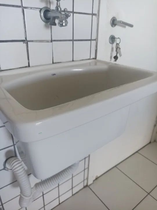 Tanquinho suspenso-pia de roupa - Foto 2