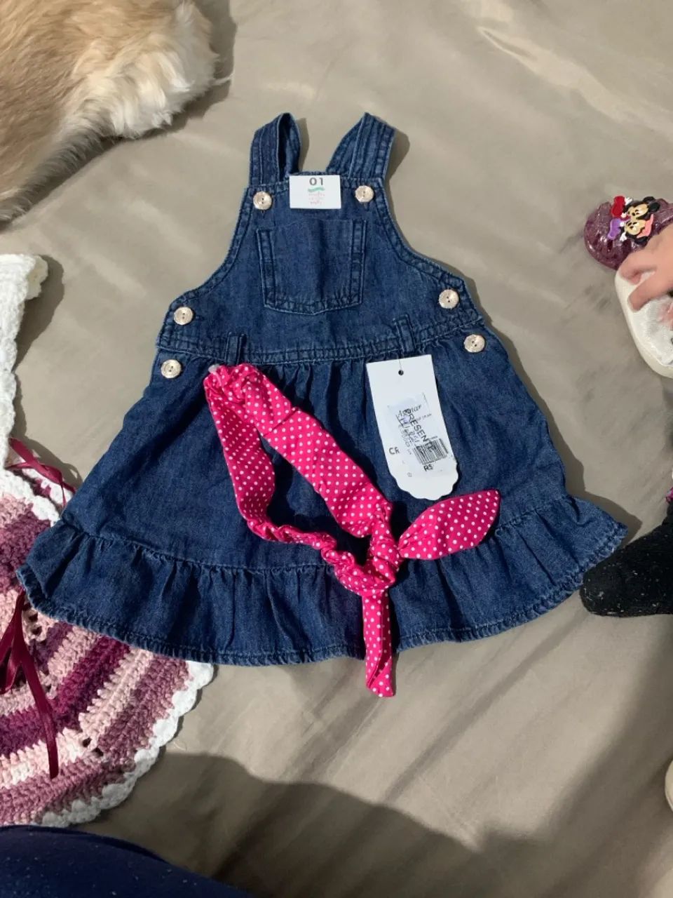 jeans menina vestido jeans bebe ano