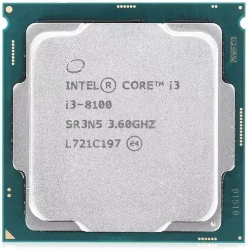 Processador 1151 Intel 8ª Geração Core I3-8100, 3.6Ghz