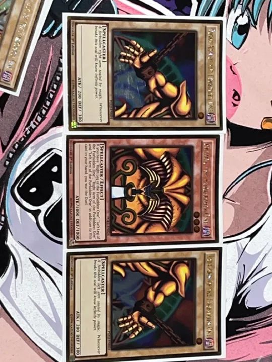 5 Partes do Exodia Yu-Gi-Oh! Gold Rare 