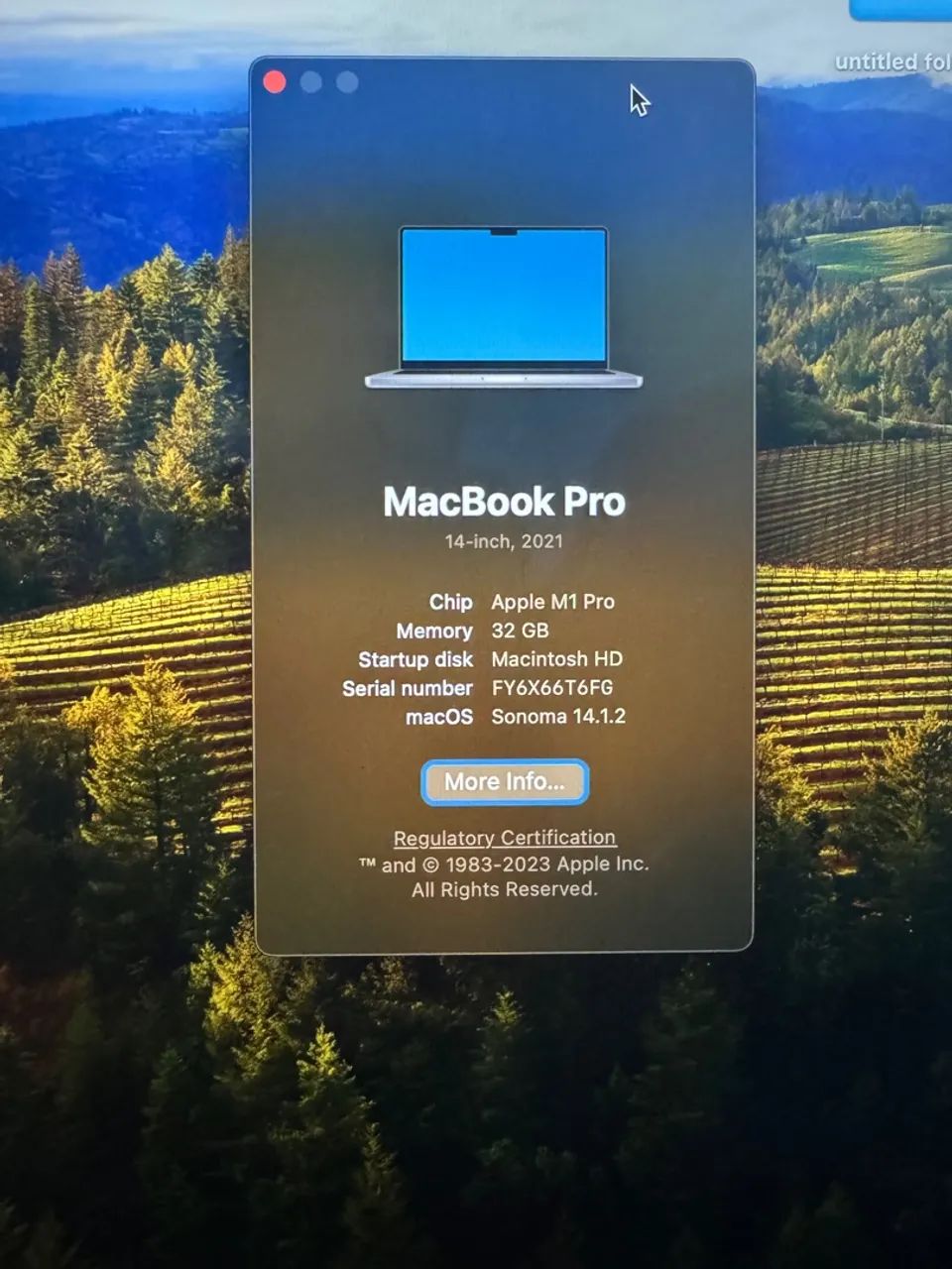 MacBook Pro 14 polegadas 2021 32gb 1tb SSD - Foto 3