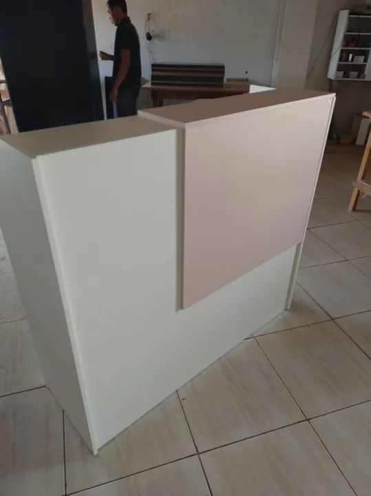 Balcão caixa recepção 100% mdf - Foto 2