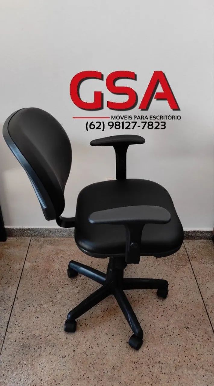 Cadeira executiva lisa ( Entrega grátis ! ) - Foto 2