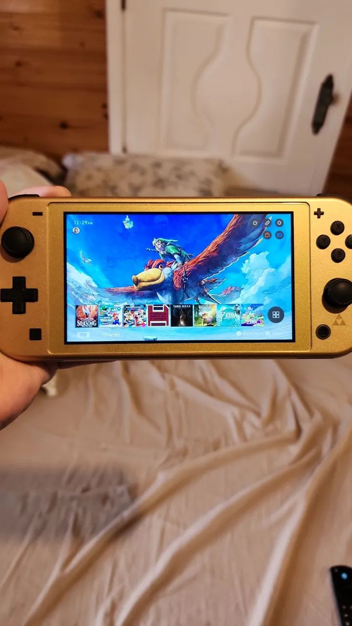 Switch Lite Hyrule Edition - Consoles de Vídeo Game - Boqueirão do
