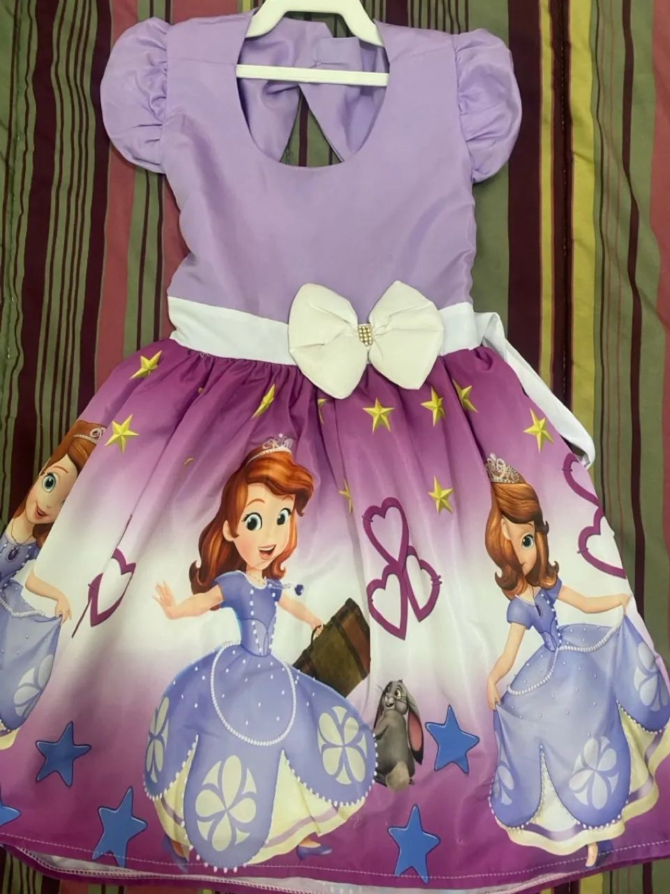 Vestido Infantil Princesa Sofia - Tamanho 4 - Novo - Foto 2
