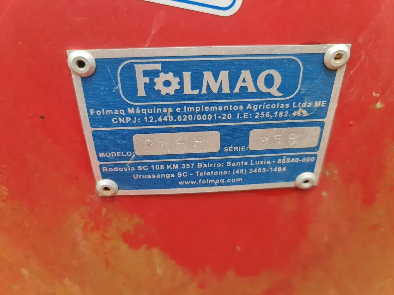 Plaina Lâmina traseira Trator agrícola.
